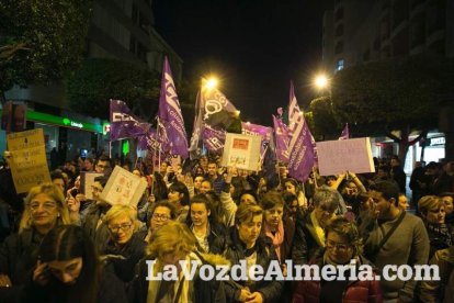 Manifestación por el Día Internacional de la Mujer.