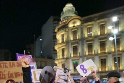 Manifestación por el Día Internacional de la Mujer.