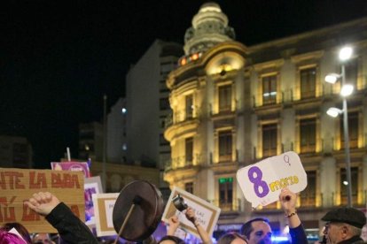 Manifestación por el Día Internacional de la Mujer.