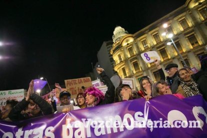 Manifestación por el Día Internacional de la Mujer.