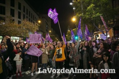Manifestación por el Día Internacional de la Mujer.