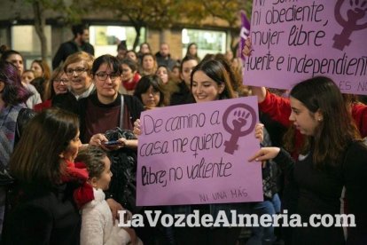 Manifestación por el Día Internacional de la Mujer.