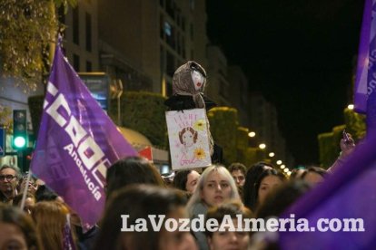 Manifestación por el Día Internacional de la Mujer.