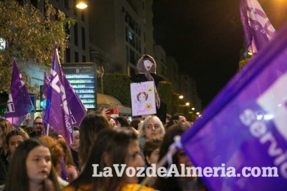 Manifestación por el Día Internacional de la Mujer.