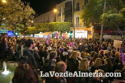 Manifestación por el Día Internacional de la Mujer.