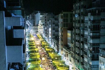 Manifestación por el Día Internacional de la Mujer.