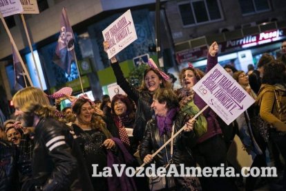 Manifestación por el Día Internacional de la Mujer.