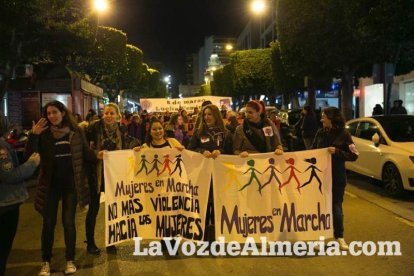 Manifestación por el Día Internacional de la Mujer.