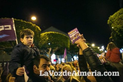 Manifestación por el Día Internacional de la Mujer.