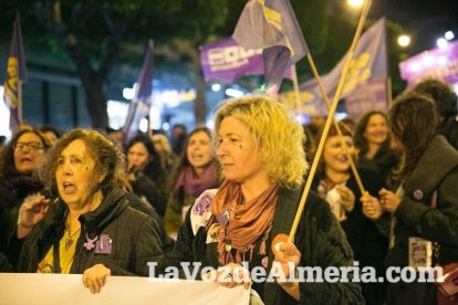 Manifestación por el Día Internacional de la Mujer.