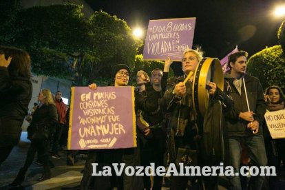 Manifestación por el Día Internacional de la Mujer.