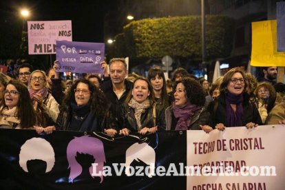 Manifestación por el Día Internacional de la Mujer.