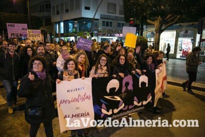 Manifestación por el Día Internacional de la Mujer.