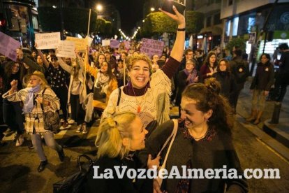 Manifestación por el Día Internacional de la Mujer.