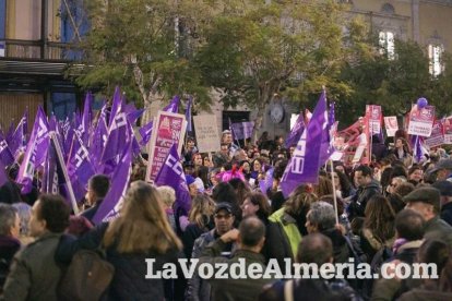 Manifestación por el Día Internacional de la Mujer.