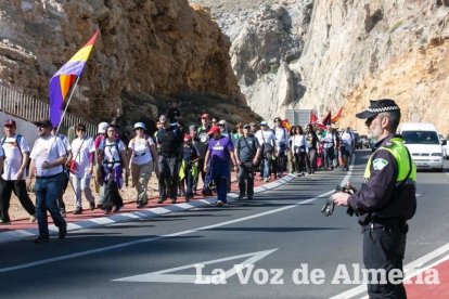 Cientos de ‘peregrinos’ de la historia llegan a Almería
