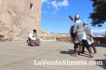 Recreación vikinga en la Alcazaba a cargo del IES Argar, la OCAL y los Vikings Southern MG.