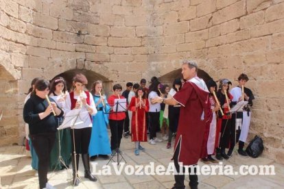 Recreación vikinga en la Alcazaba a cargo del IES Argar, la OCAL y los Vikings Southern MG.
