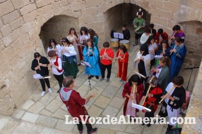 Recreación vikinga en la Alcazaba a cargo del IES Argar, la OCAL y los Vikings Southern MG.