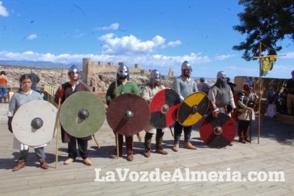 Recreación vikinga en la Alcazaba a cargo del IES Argar, la OCAL y los Vikings Southern MG.