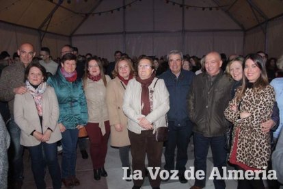 La alcaldesa benaducense, Mari Carmen Soriano, abrió la gala de coronación de las Reinas con su saluda