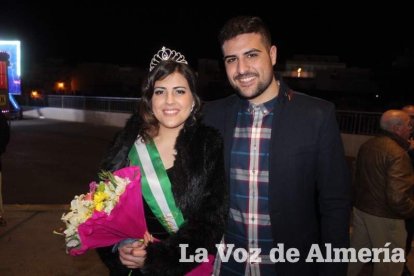 La alcaldesa benaducense, Mari Carmen Soriano, abrió la gala de coronación de las Reinas con su saluda