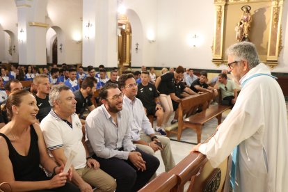 Hablando con el presidente.