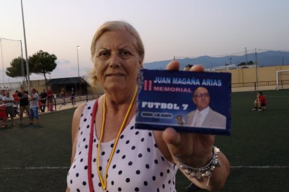 Mari Carmen Milán, la viuda de Magaña.