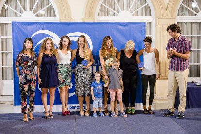 Nadadores y nadadoras de la provincia