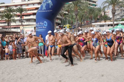 Salida de los 1500 m.