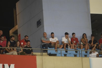 Antonio Puertas en la grada.