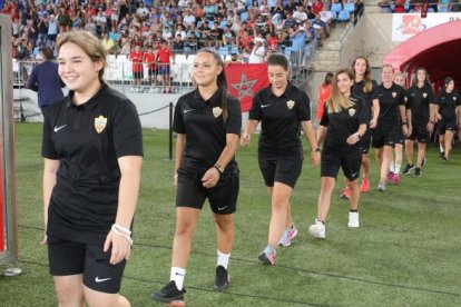 Las jugadoras del primer equipo.