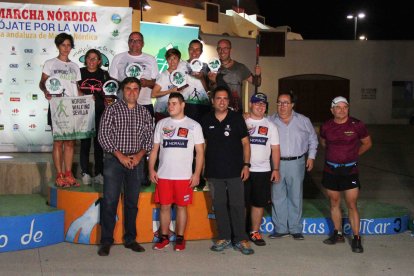 Uno de los podios de la Copa de Andalucía.