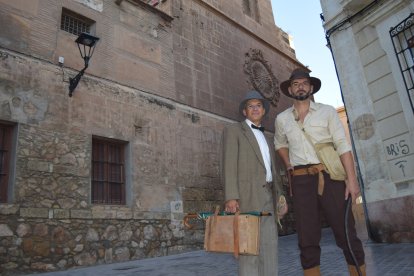 Juntos en la película.