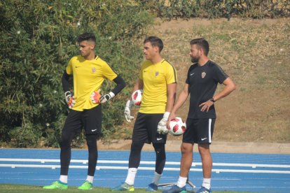 Los porteros Batalla y Fernando.