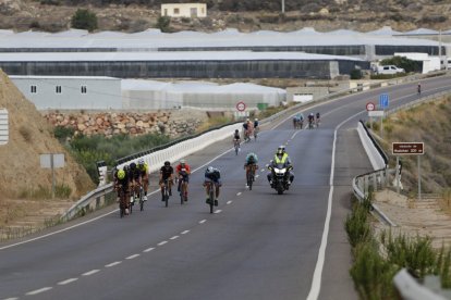 Bajando a la altura de la rambla de Huéchar.