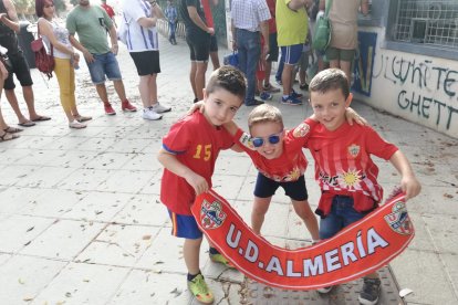 Pequeños pero grandes aficionados.