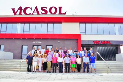 VICASOL. Departamentos de Producción, OPFH, Informática, Contabilidad, Comercial y Consejo Rector.