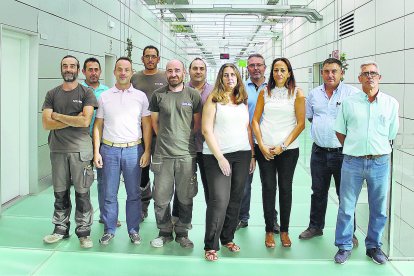 SOLAEN. Instaladores, comerciales, técnicos, administrativos y comerciales con Diego Mañas García, gerente de la empresa.