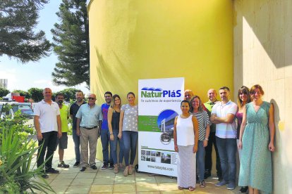 NATURPLÁS. Miembros del departamento de Calidad, Administración, Logística, Comercial, Riesgos, Informático, Comercial y Compras.