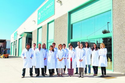 FUTURECO BIOSCIENCE. Equipo de I+D+I, uno de los activos más importantes de la empresa.