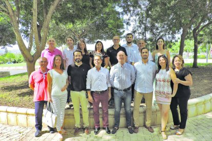 TIMAC. Técnicos de campo y demás trabajadores de la empresa.