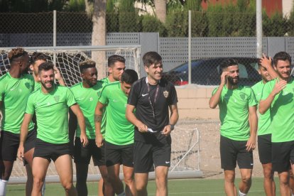 Sonrisas en el entrenamiento.