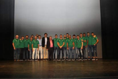 Foto de familia del Unicaja Almería.