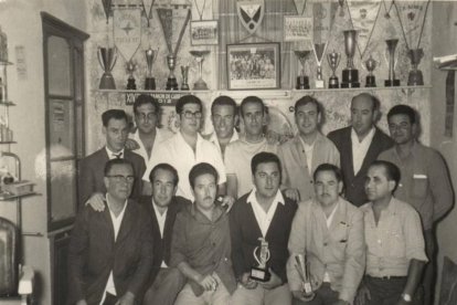 En la primera sede del Pavía con los míticos.