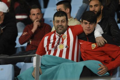 Rojiblancos en el Estadio.