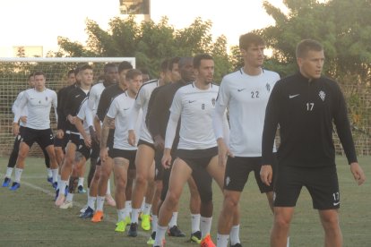 Uno de los ejercicios.