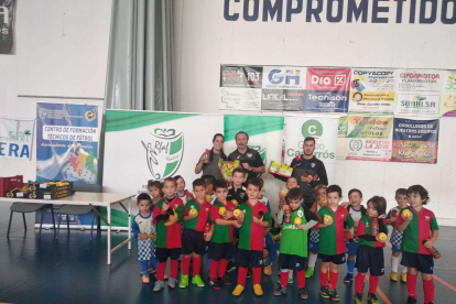 Los equipos del Pavía y Vícar.