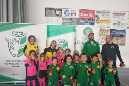 Las niñas del García Lorca y el Natación Almería.