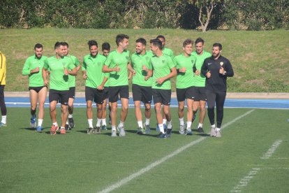 Primer entrenamiento de la semana.